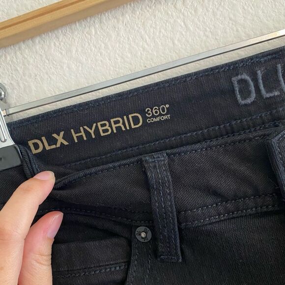 NWT DL1961 Joy Flare Jeans Hail Black DLX Hybrid Size 26 - Picture 6 of 16